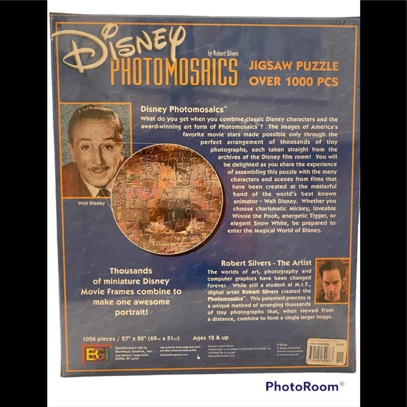New Sealed In Plastic Disney Photomosaics Winnie The Pooh Puzzle - Picture 2 of 4